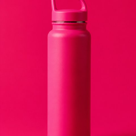 Pink water bottle post