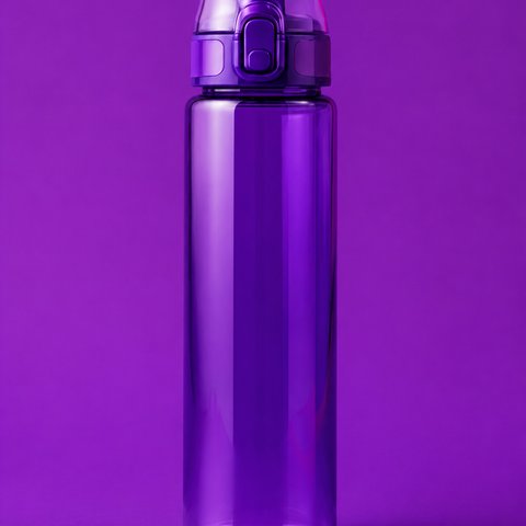 Purple water bottle post